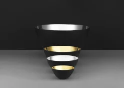 Bol Krenit Noir Or Metal / O 12,5 X H 5,9 Cm - Acier - Normann Copenhagen