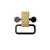Boucles D'Oreilles Venusia - Edone Noir Or Metal - Alessi