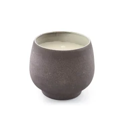 Bougie Citronnelle Coal Outdoor Ceramique Gris / Gres - O 17 X H 14 Cm - Cinna