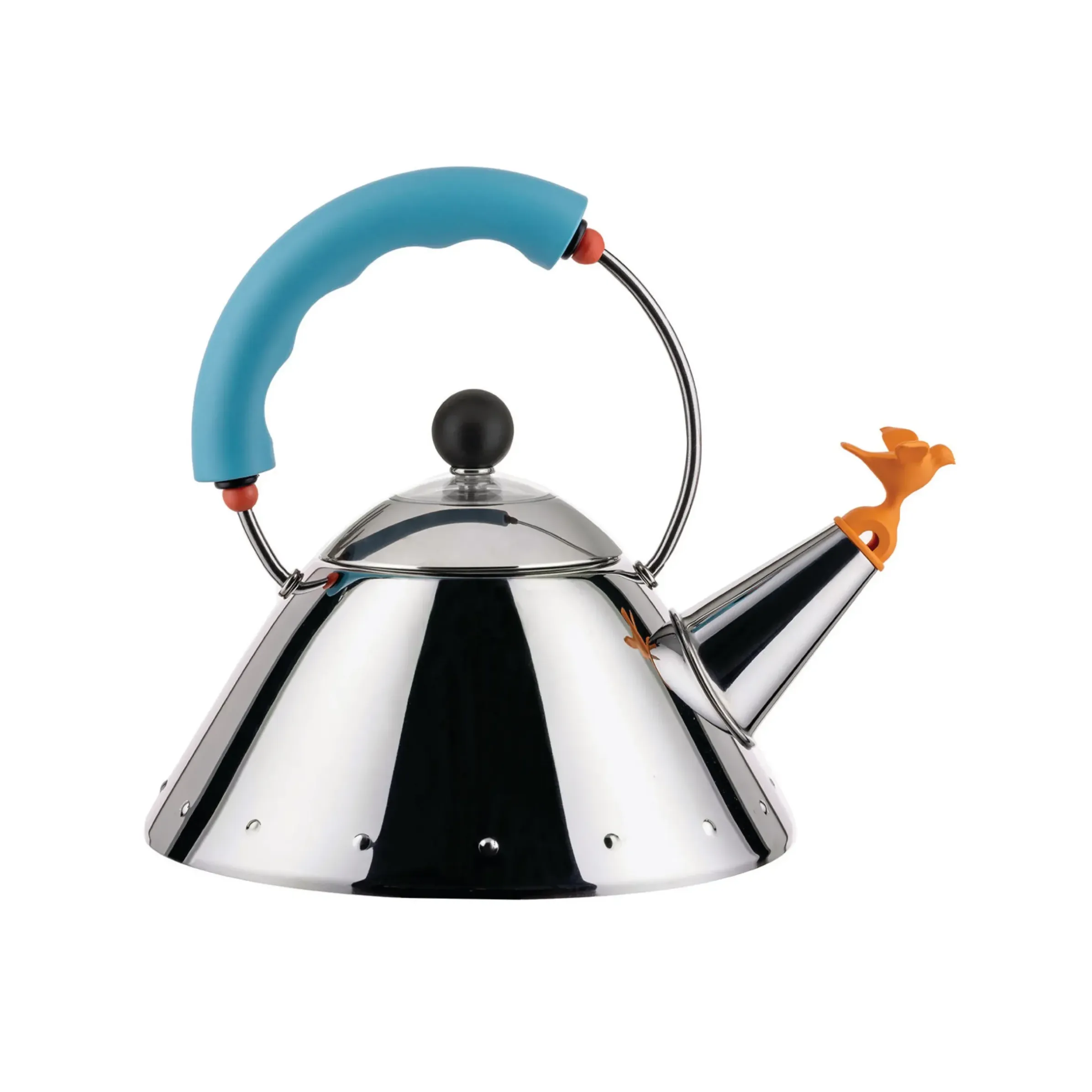 Bouilloire 9093 - Oisillon Mini Metal Bleu / Michael Graves, 1986 - 1 Litre /Induction - Alessi