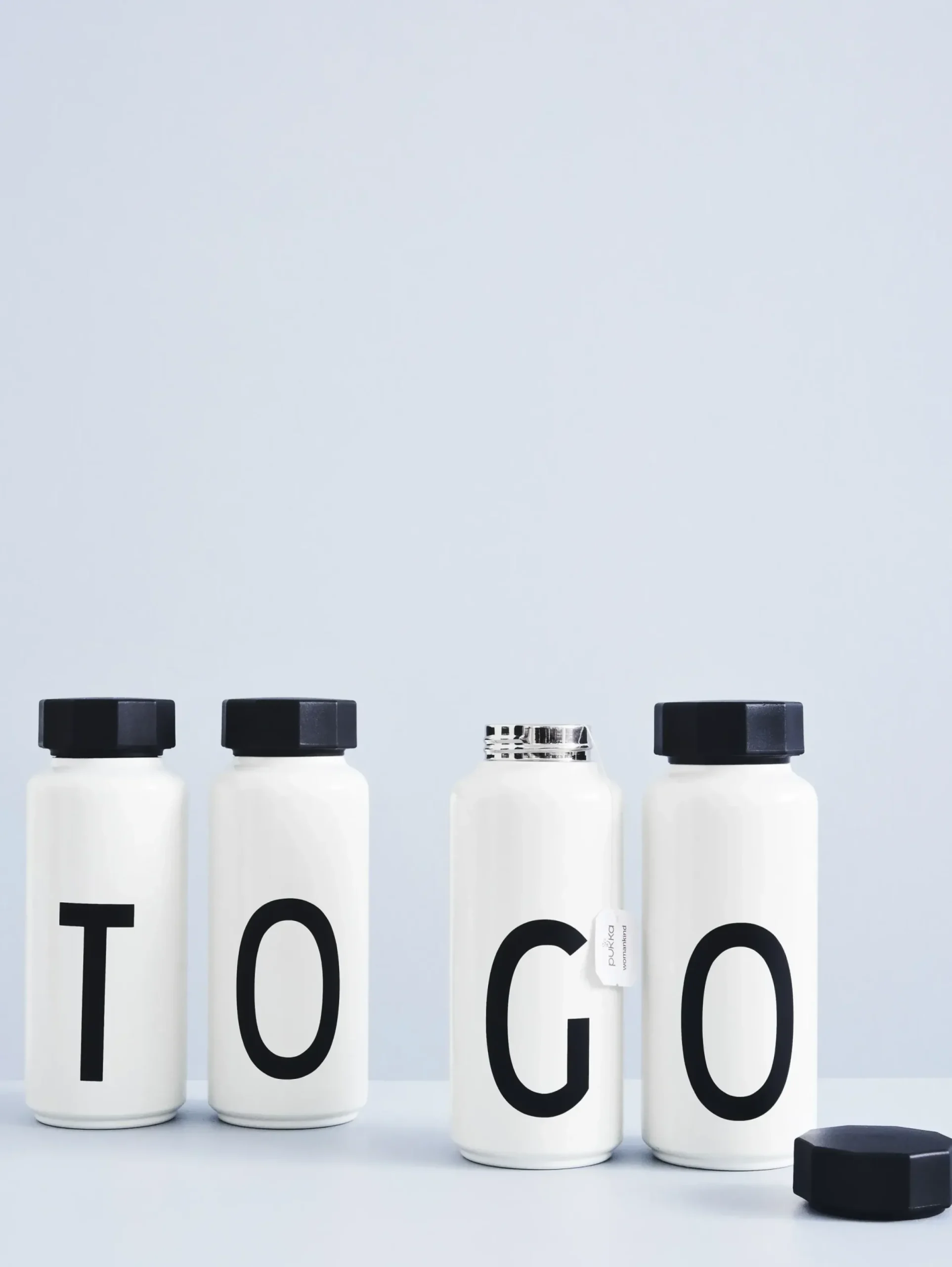 Bouteille Isotherme A-Z Metal / 500 Ml - Lettre T - Design Letters