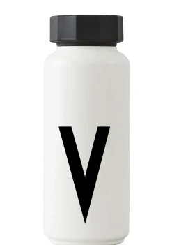 Bouteille Isotherme A-Z Metal / 500 Ml - Lettre V - Design Letters
