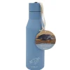 Bouteille Isotherme Tortue Luth Metal Bleu / 0,5 L - Protection Des Especes Menacees - Cookut