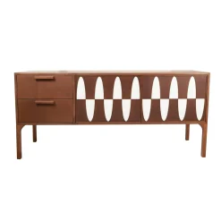 Buffet Ecailles Bois Naturel / L 160 X H 75 Cm - Maison Sarah Lavoine