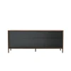 Buffet Gabin Gris Bois Naturel / Meuble Tv - L 122 Cm - Harto