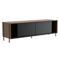 Buffet Gabin Gris Bois Naturel / Meuble Tv - L 162 - Harto