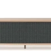 Buffet Gabin Metal Gris Bois Naturel / Meuble Tv - L 122 Cm - Harto