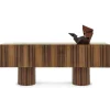 Buffet Giunone N°1Naturel / L 220 Cm -  Meleze Thermo-Traite - Mogg
