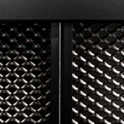 Buffet Isotta Metal Noir / L 182 X H 80 Cm - Perfore - Zeus