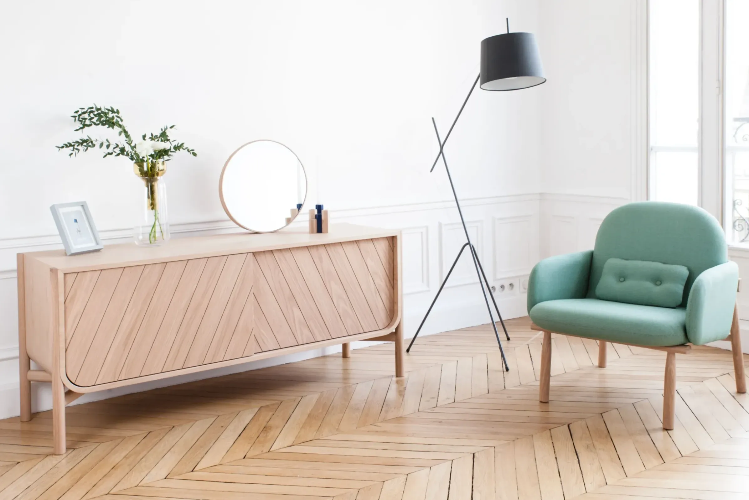 Buffet Marius Bois/ Meuble Tv - L 155 X H 65 Cm - Harto