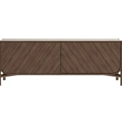 Buffet Marius Bois Naturel / Meuble Tv - L 185 X H 65 Cm - Harto