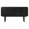 Buffet Private Bois Noir / L 160 Cm - 4 Tiroirs - Gubi