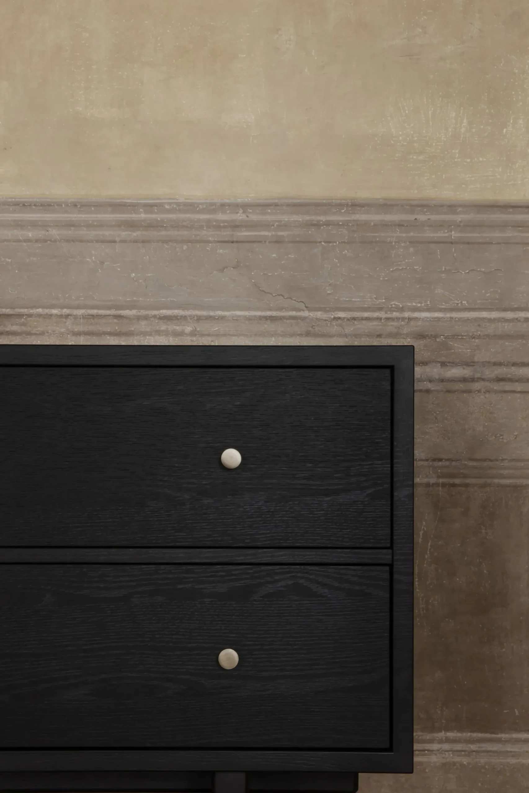 Buffet Private Bois Noir / L 160 Cm - 4 Tiroirs - Gubi