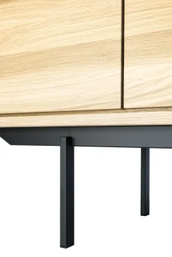Buffet Shadow Bois Naturel / Chene Massif - L 224 Cm / 3 Portes & 3 Tiroirs - Ethnicraft