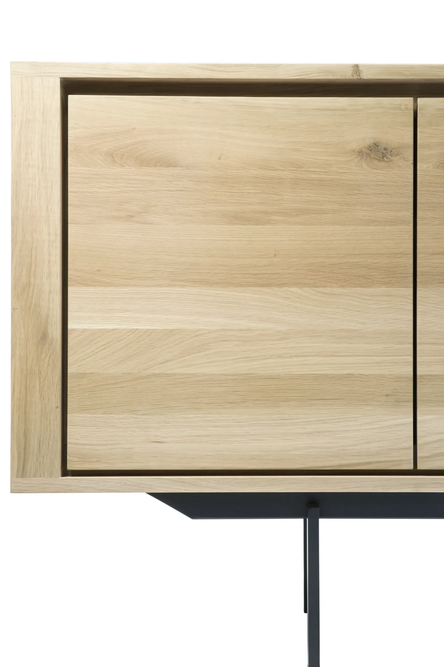 Buffet Shadow Bois Naturel / Chene Massif - L 224 Cm / 3 Portes & 3 Tiroirs - Ethnicraft