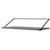 Bureau Rail Bois Naturel / Console - L 92 X Prof. 45 Cm - Menu