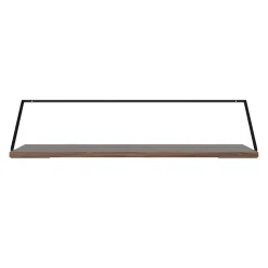 Bureau Rail Bois Naturel / Console - L 92 X Prof. 45 Cm - Menu
