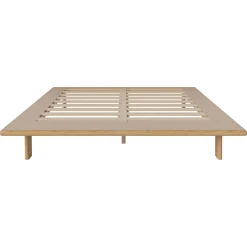 Cadre De Lit Haven Bois Naturel / 166 X 230 Cm - Pour Matelas 140 X 200 (Non Inclus) - Bolia