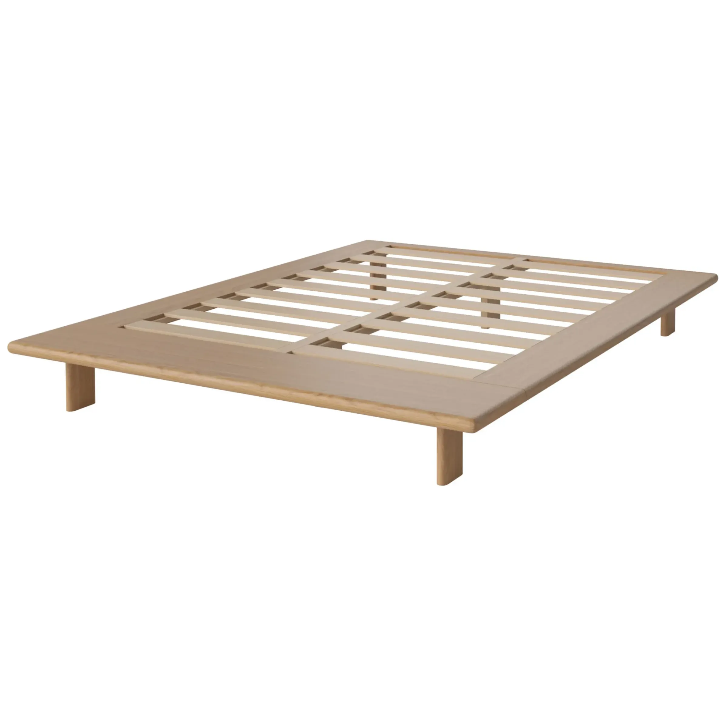Cadre De Lit Haven Bois Naturel / 166 X 230 Cm - Pour Matelas 140 X 200 (Non Inclus) - Bolia