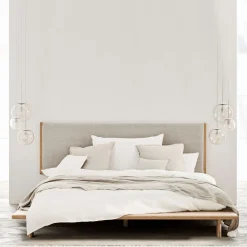 Cadre De Lit Haven Bois Naturel / 166 X 230 Cm - Pour Matelas 140 X 200 (Non Inclus) - Bolia