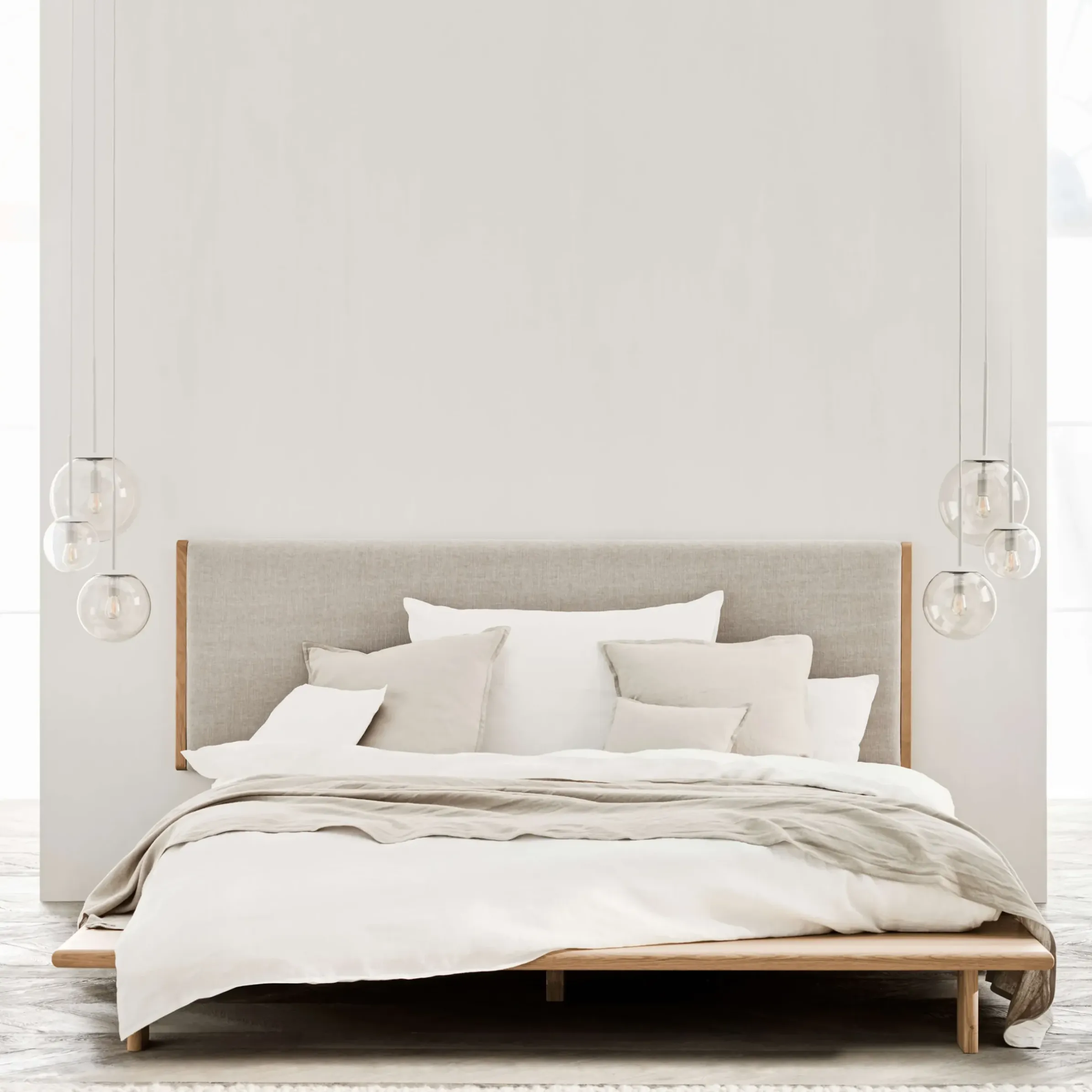 Cadre De Lit Haven Bois Naturel / 166 X 230 Cm - Pour Matelas 140 X 200 (Non Inclus) - Bolia