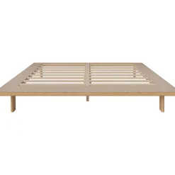 Cadre De Lit Haven Bois Naturel / 186 X 230 Cm - Pour Matelas 160 X 200 (Non Inclus) - Bolia
