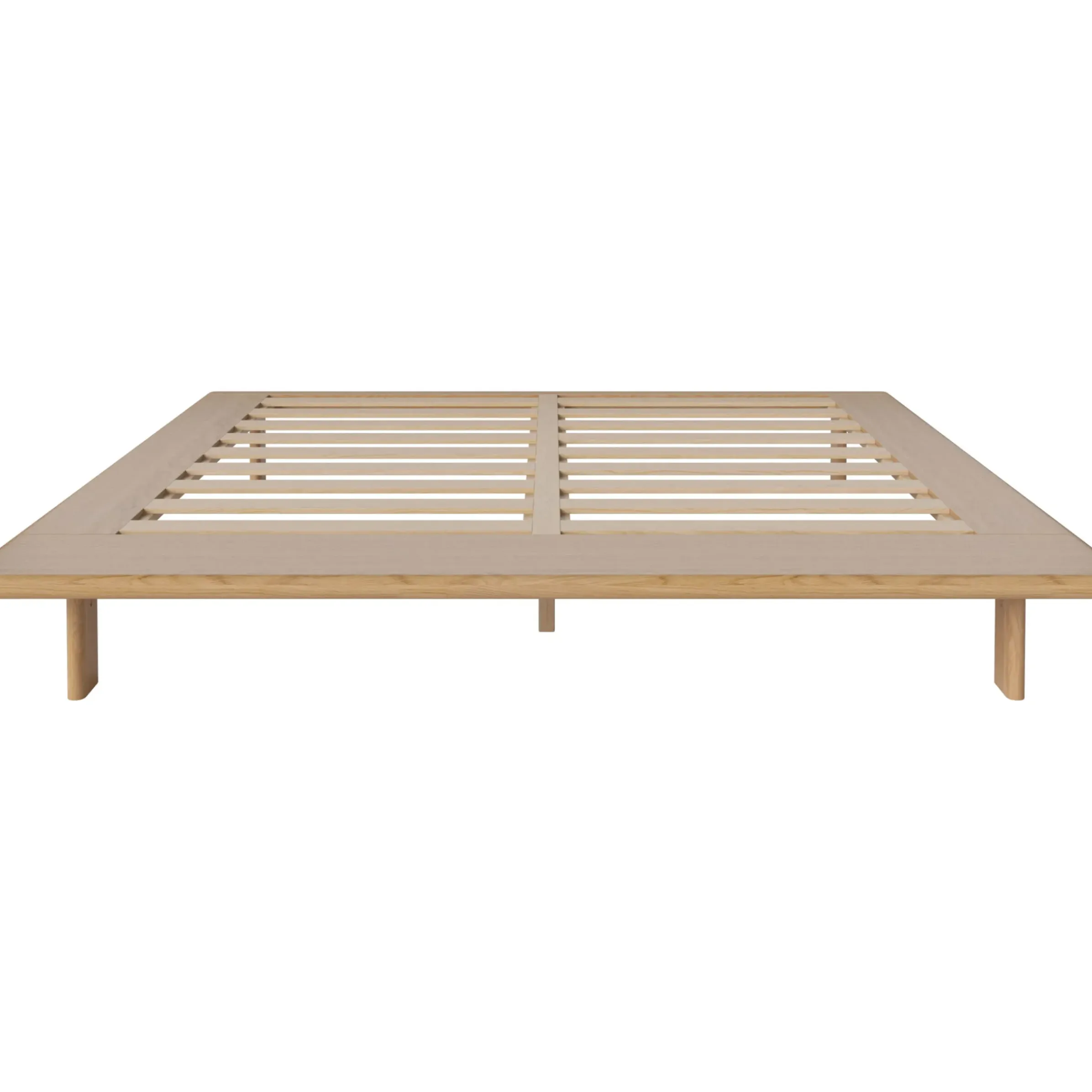 Cadre De Lit Haven Bois Naturel / 186 X 230 Cm - Pour Matelas 160 X 200 (Non Inclus) - Bolia