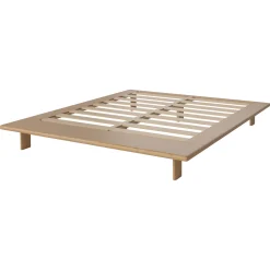 Cadre De Lit Haven Bois Naturel / 186 X 230 Cm - Pour Matelas 160 X 200 (Non Inclus) - Bolia