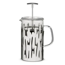 Cafetiere A Piston Barkoffee Verre Metal / 8 Tasses - Pour Cafe, The, Tisane - Alessi