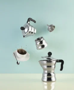 Cafetiere Italienne Moka Metal / 3 Tasses - Alessi
