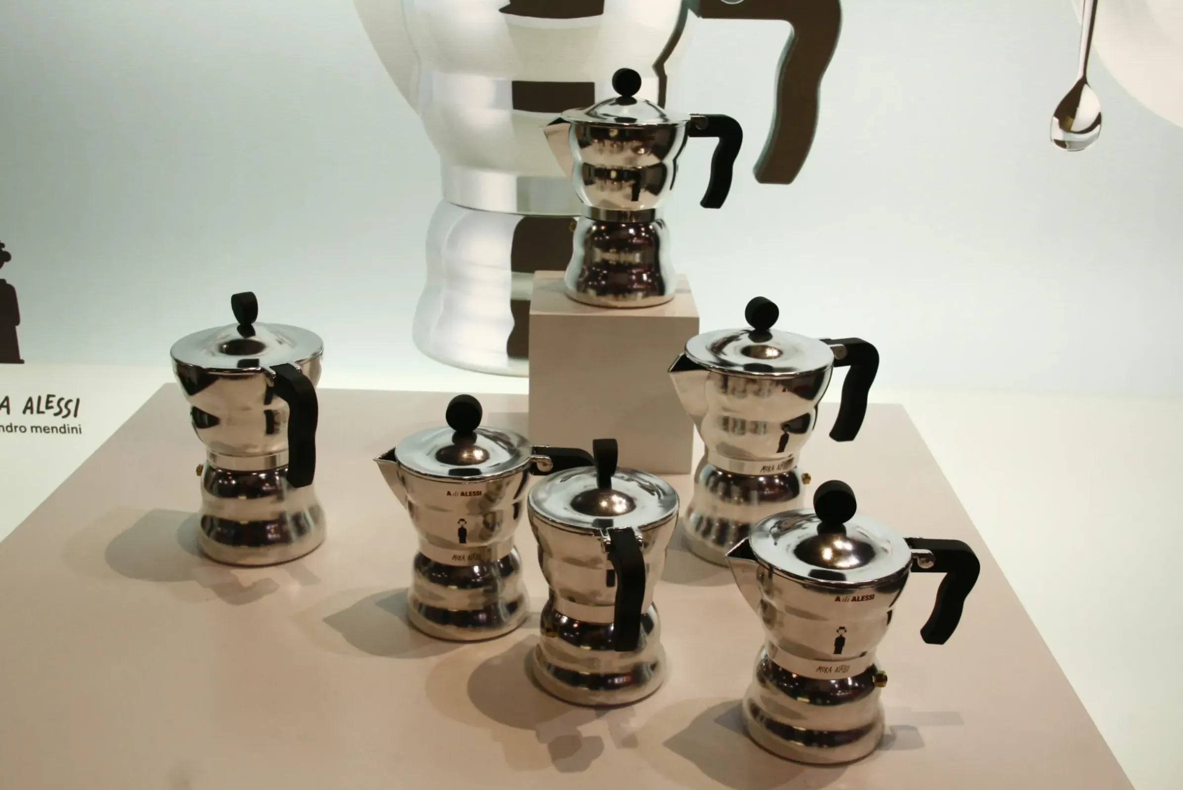 Cafetiere Italienne Moka Metal / 3 Tasses - Alessi