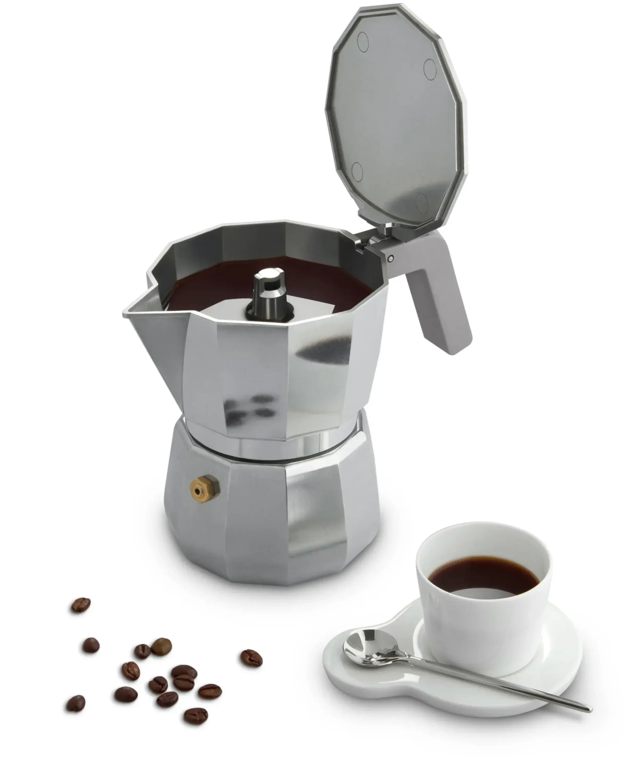 Cafetiere Italienne Moka Metal /9 Tasses - Induction - Alessi