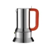 Cafetiere Italienne 9090, Poignee Perforee (1978) Metal / 6 Tasses - Induction / Alessi 100 Values Collection - Alessi