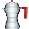 Cafetiere Italienne Pulcina Plastique Rouge Metal / 3 Tasses - Alessi