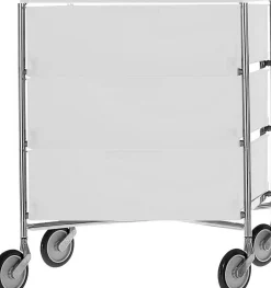 Caisson A Roulettes Mobil Plastique Blanc / 3 Tiroirs - Kartell