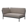 Canape De Jardin Modulable Level Tissu Beige / Angle Gauche - L 139 X P 92,5 Cm - Houe