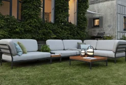 Canape De Jardin Modulable Level Tissu Beige / Angle Gauche - L 139 X P 92,5 Cm - Houe