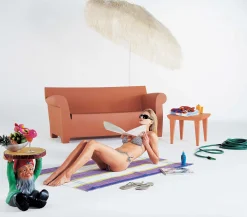 Canape De Jardin 2 Places Bubble Club Plastique/ L 189 Cm - Kartell