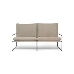Canape De Jardin 2 Places Desert Dolce Tissu Beige L 156 Cm - Ferm Living