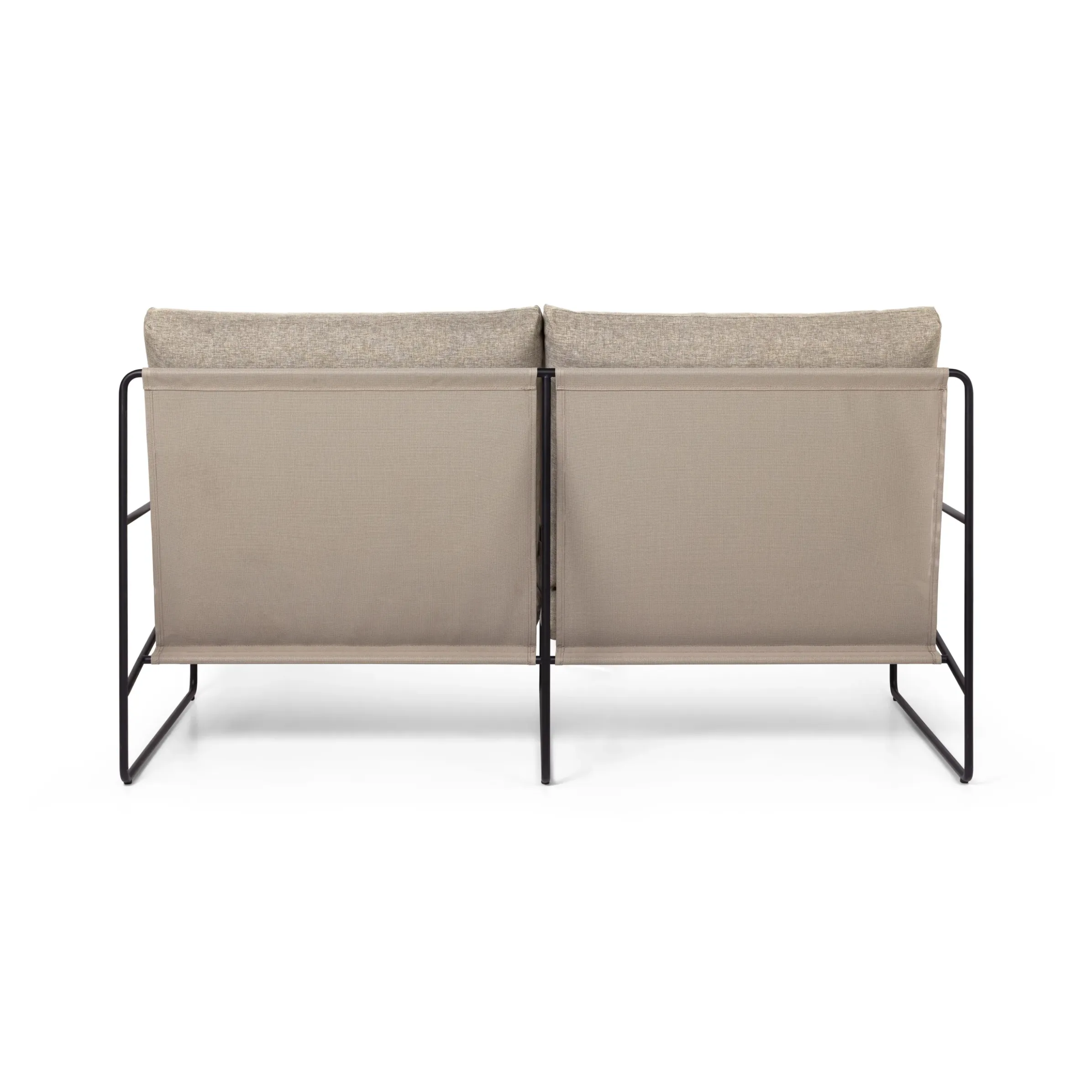 Canape De Jardin 2 Places Desert Dolce Tissu Beige L 156 Cm - Ferm Living