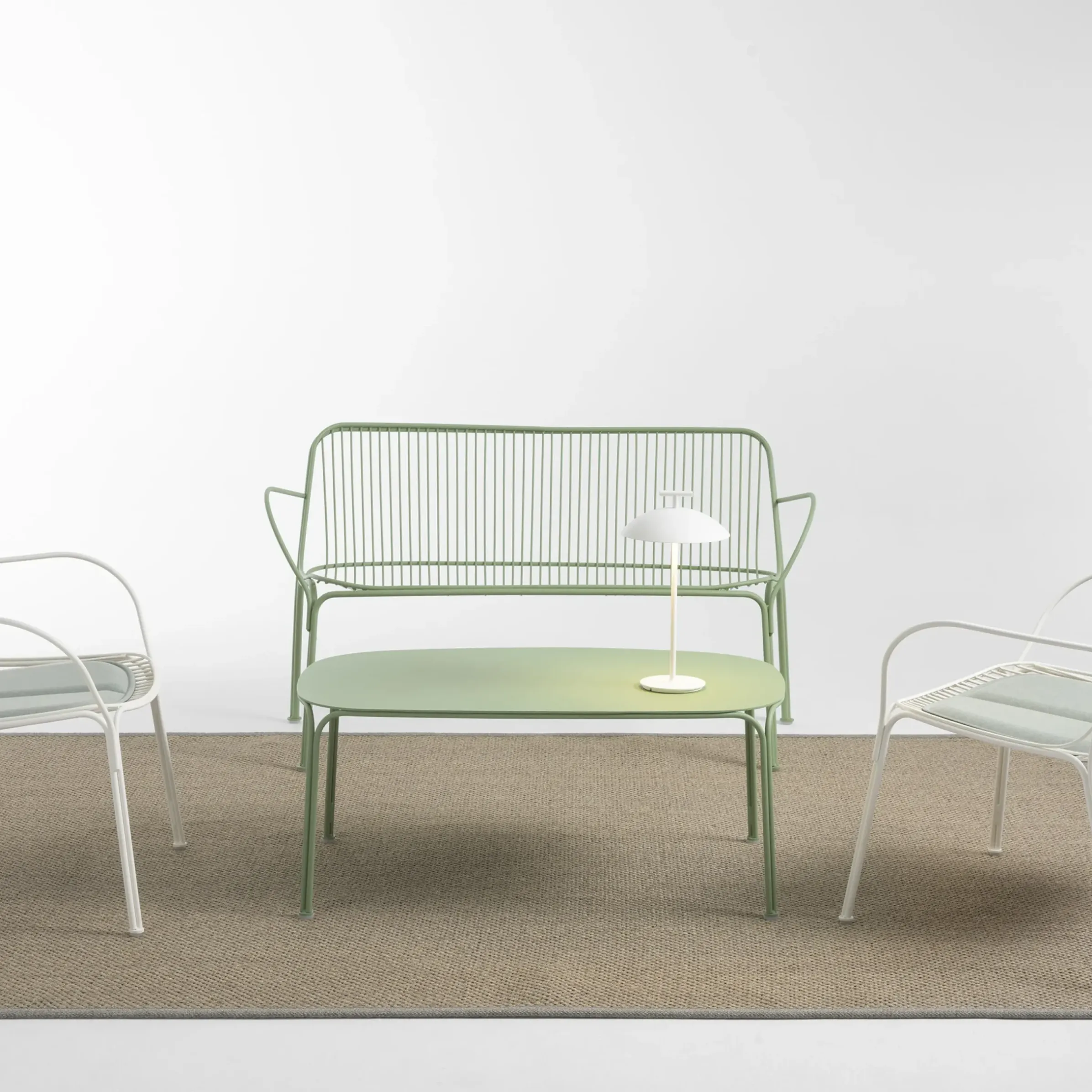 Canape De Jardin 2 Places Hiray Metal/ L 121 Cm - Kartell