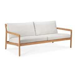 Canape De Jardin 3 Places Jack Outdoor Tissu Bois Blanc / L 180 Cm - Teck - Ethnicraft