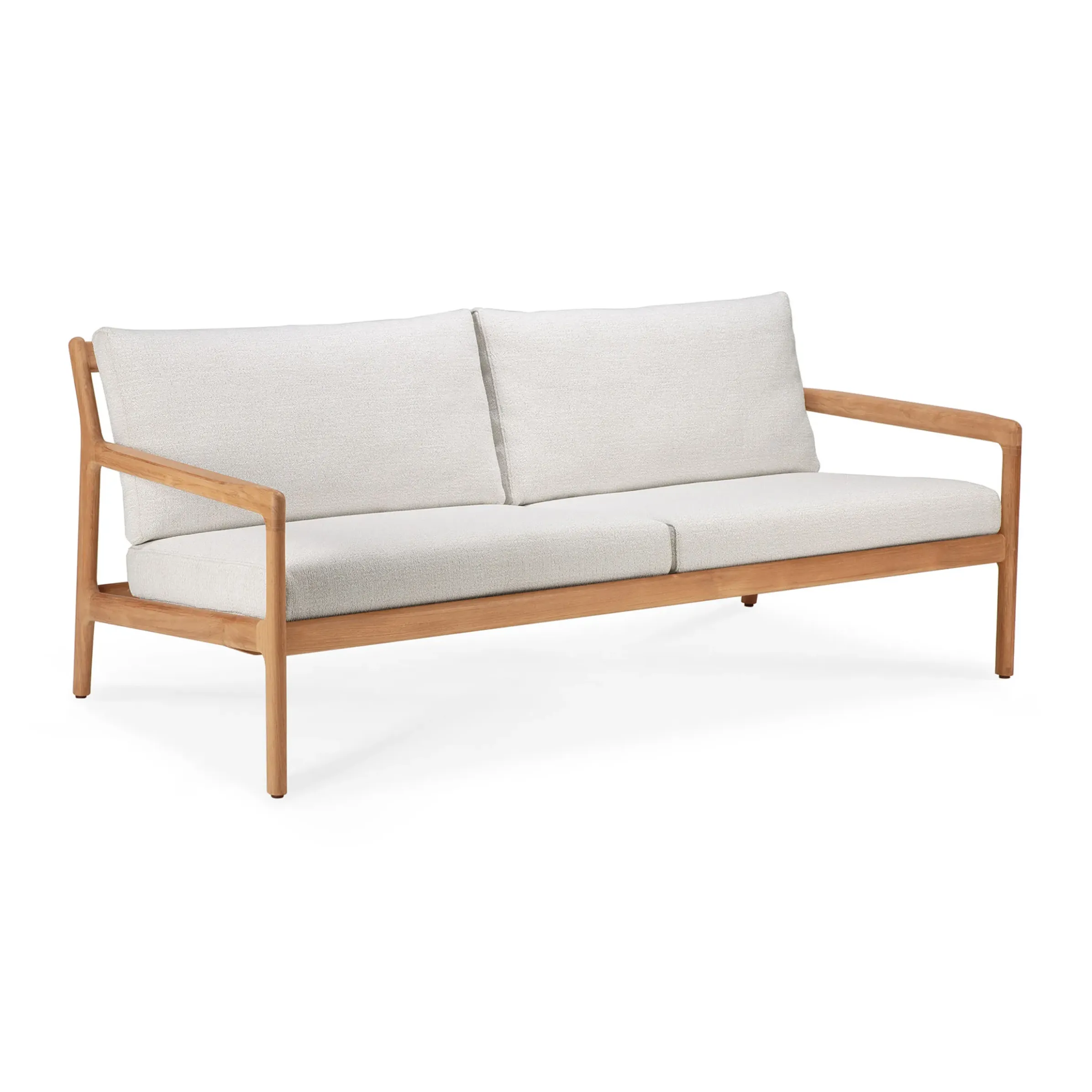 Canape De Jardin 3 Places Jack Outdoor Tissu Bois Blanc / L 180 Cm - Teck - Ethnicraft