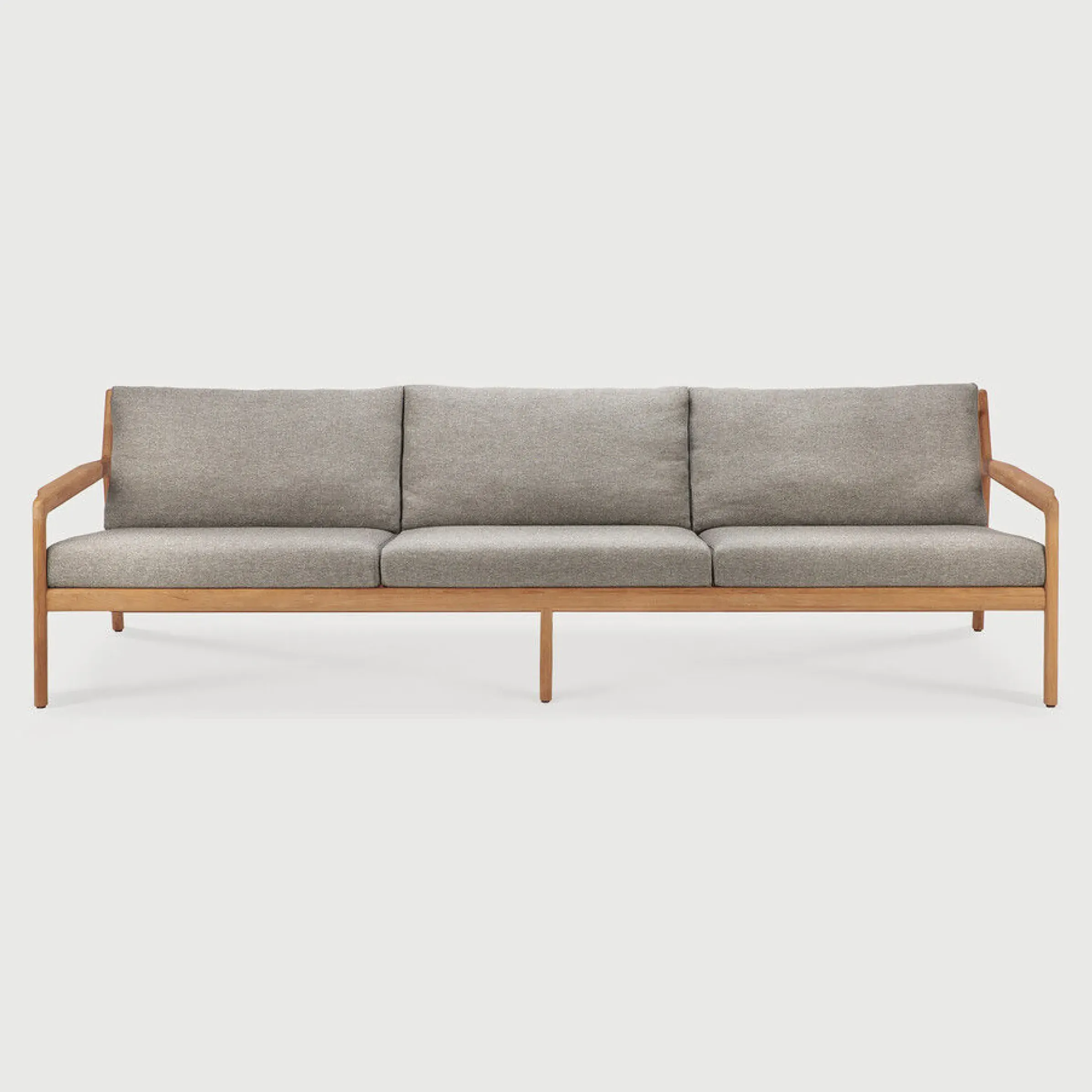 Canape De Jardin 4 Places Jack Outdoor Tissu Bois Gris / L 265 Cm - Teck - Ethnicraft