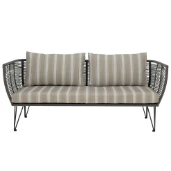 Canape De Jardin 3 Places Mundo Tissu Vert / L 175 Cm - Fils Pvc - Bloomingville