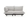 Canape De Jardin 2 Places Paletti Set Tissu Beige / Accoudoir Gauche - L 180 Cm - Fatboy