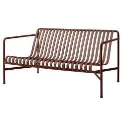 Canape De Jardin 2 Places Palissade Lounge Metal Rouge / L 139 Cm - R & E Bouroullec - Hay