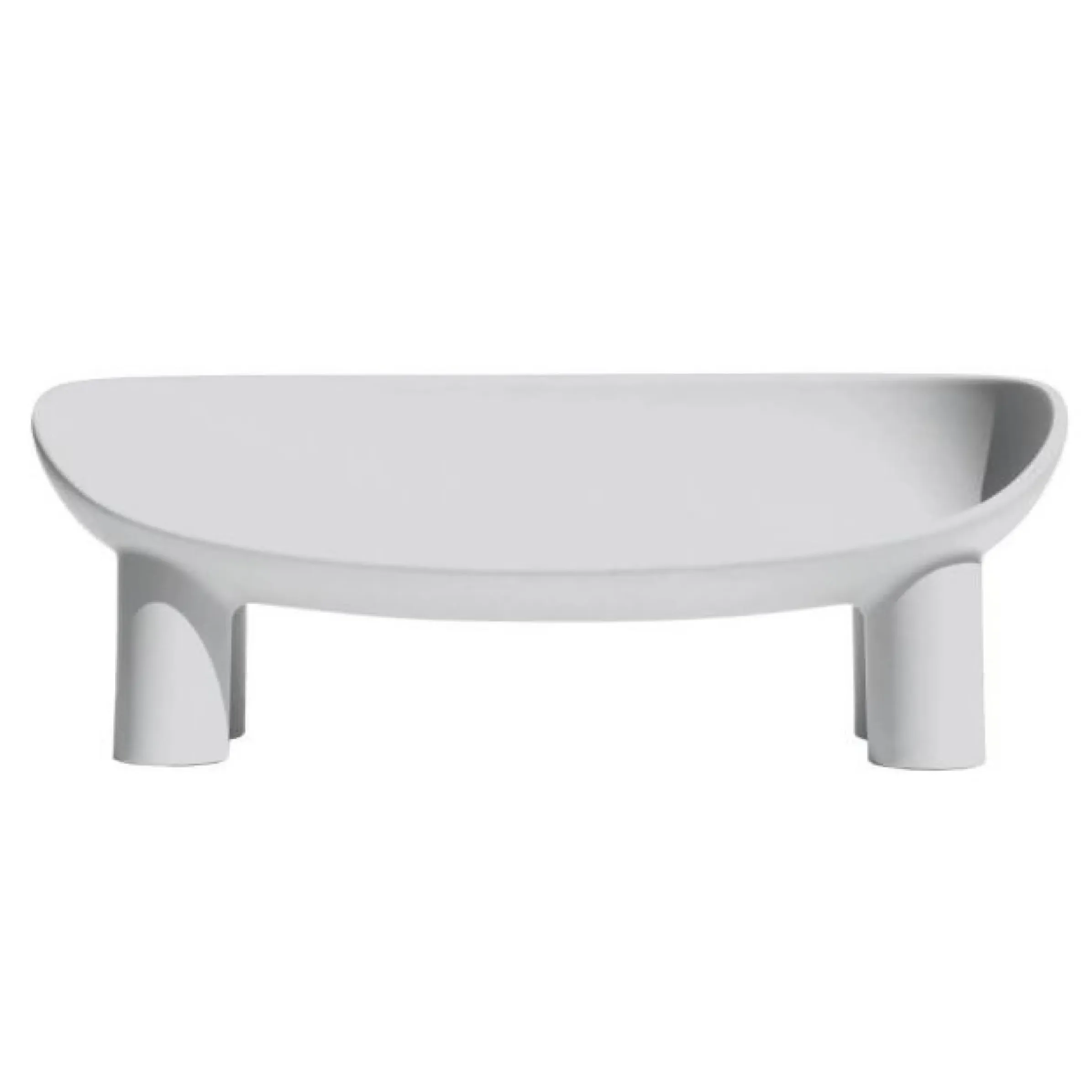 Canape De Jardin 2 Places Roly Poly Plastique Gris / L 175 Cm - Polyethylene - Driade