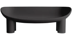 Canape De Jardin 2 Places Roly Poly Plastique Noir / L 175 Cm - Polyethylene - Driade