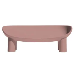 Canape De Jardin 2 Places Roly Poly Plastique Rose / L 175 Cm - Polyethylene - Driade